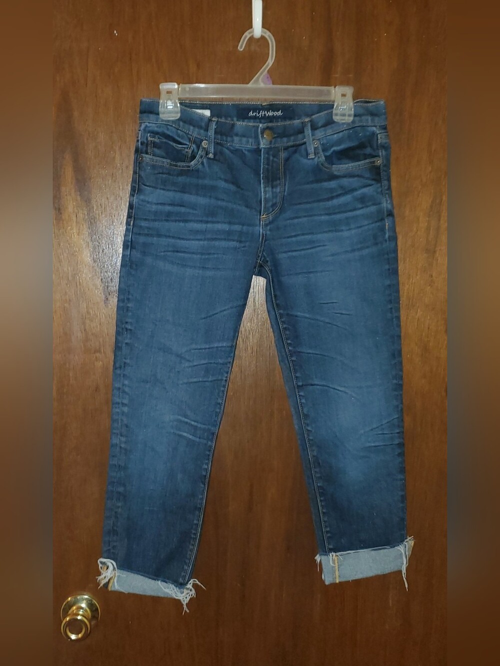 Driftwood Marilyn Cuffed Crop Jeans Sz 27